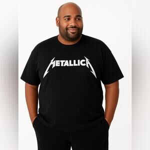 Metallica Black Ride The Lightning Tour T-Shirt One Sided 2XL NWOT